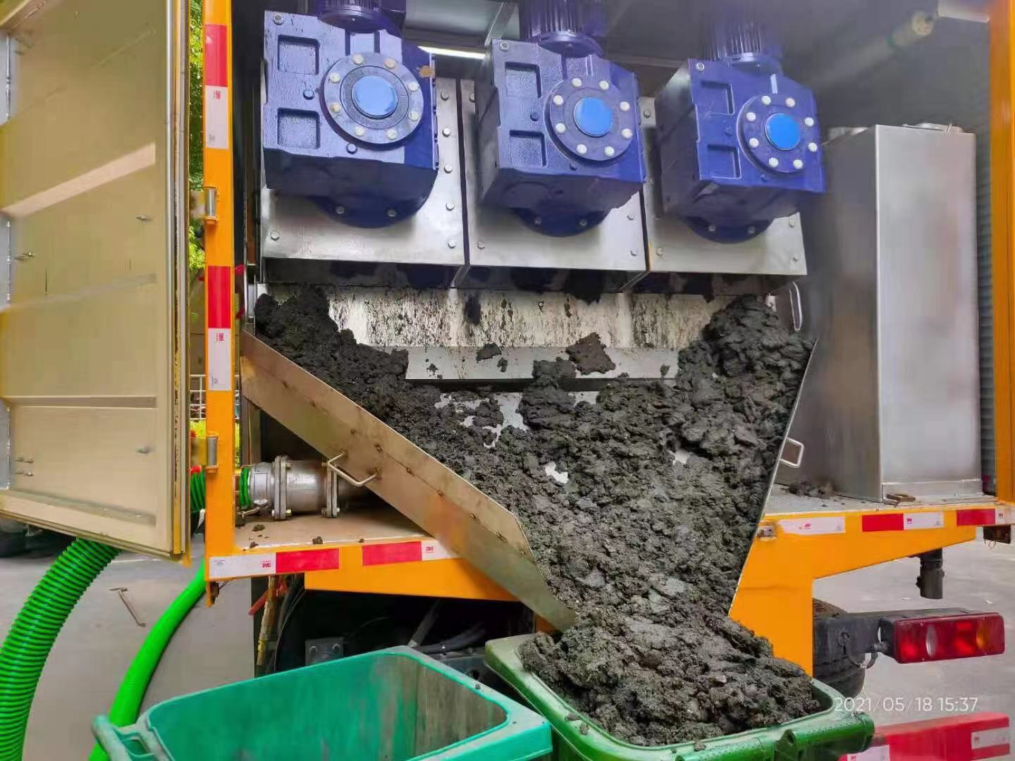 文安化粪池清掏城市维护站-泥浆净化干湿分离处理